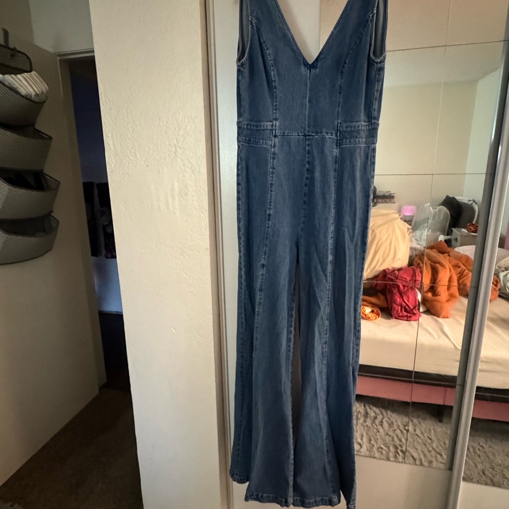 Flying Tomato Denim Jumpsuit